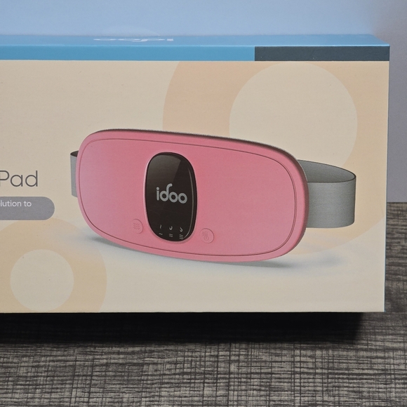 Idoo Pink Cordless Heating Pad Brand New Never Opened - Picture 2 of 4